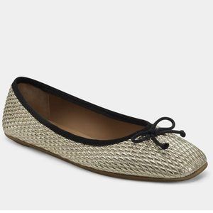 NEW Aerosoles  Katalina Comfort Flat - Gold Bow